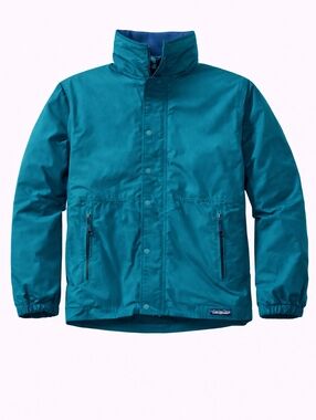 Vintage 90s Patagonia Made in USA Women's Teal Blue Ski Jacket Size‎ 10